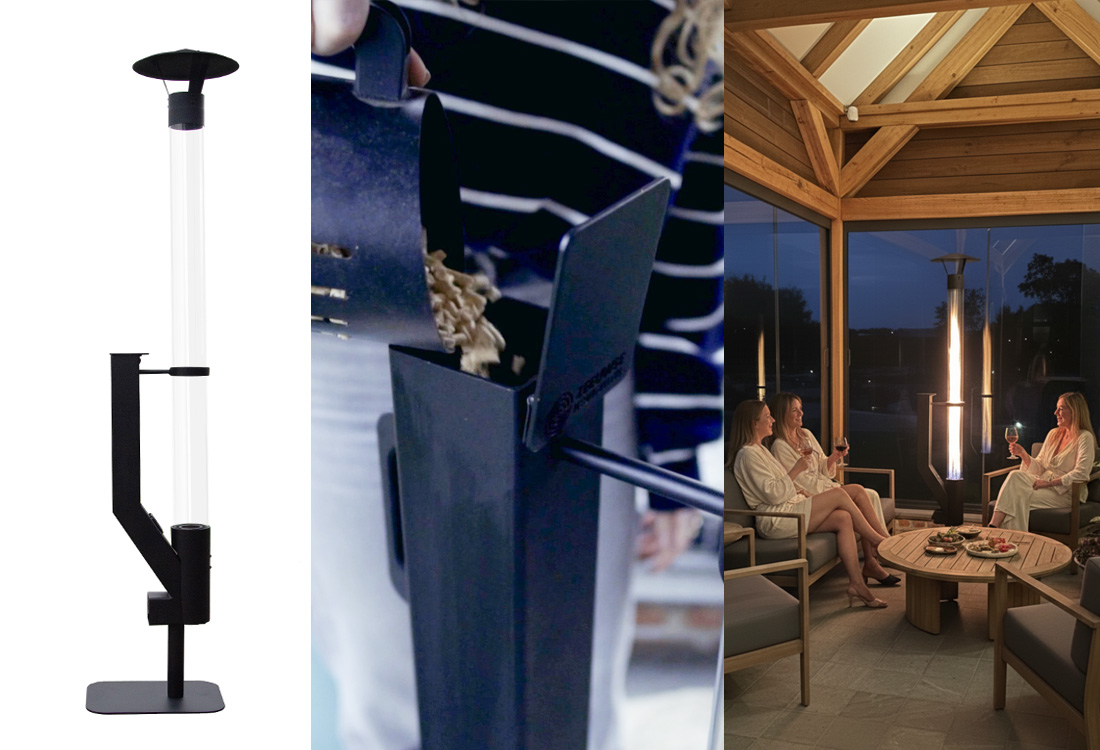 アウトドア ペレットストーブ 設置型 フィラ 5kW